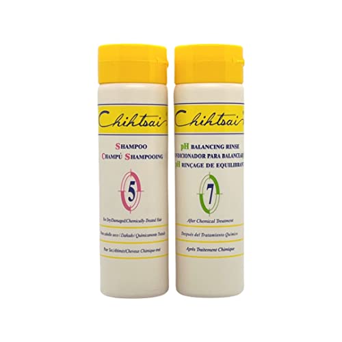 Chihtsai No 5 șampon și No 7 Set de balsam de clătire pentru echilibrarea PH-ului