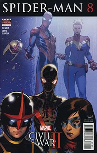 Spider-Man 8 VF; carte de benzi desenate Marvel / Miles Morales Al Doilea Război Civil