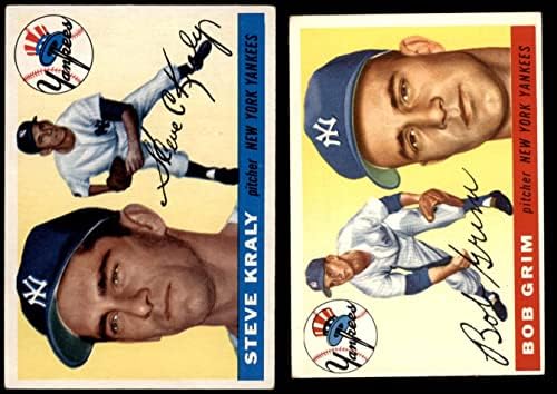 1955 Topps New York Yankees în apropiere de echipa set din New York Yankees VG/Ex Yankees