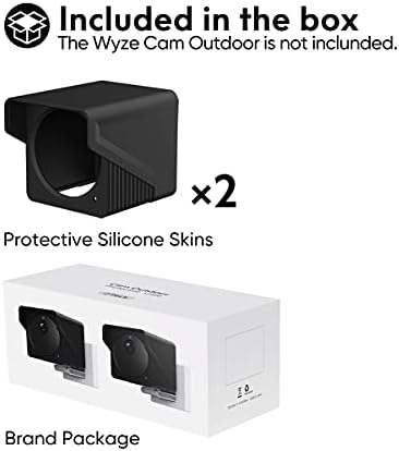 Piei de protecție din silicon pentru Wyze Cam în aer liber Accesorii Pentru Carcasă/Husă rezistentă la intemperii pentru Wyze Outdoor Camera Wireless Smart Home Camera