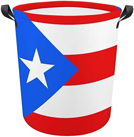 Puerto Rico Pavilion Pliabil Spălătorie Coș De Depozitare Spălătorie Împiedică Jucărie Mare Organizator Coș