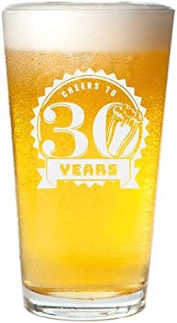 Veracco noroc la 30 de ani aniversare sifon bere halbă sticlă halbă cadou de 30 de ani