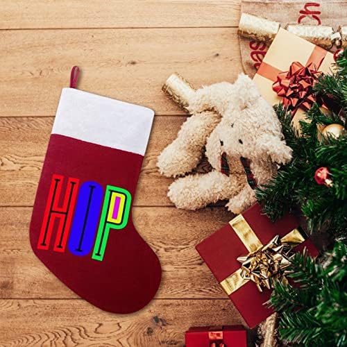 Hip Hop Christmas Stocking Christmas Socks House House Family Family Decor