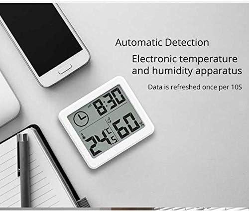 Jahh Camera termometru multifuncțional termometru higrometru automat electronic temperatura umiditate Monitor ceas de 3,2 inch