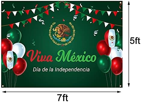 Rainlemon Viva Mexico Photo Stand Backp Dia de la Independencia 16 septembrie Decorare de fundal pentru fotografie