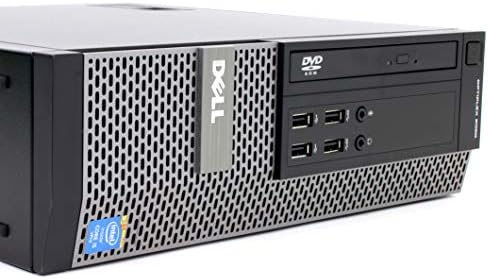 Desktop Dell Optiplex 9020 de formă mică, Quad Core i7 4770 3,4 Ghz, 32 GB RAM DDR3, Hard disk SSD de 512 GB, DVD-RW, Windows
