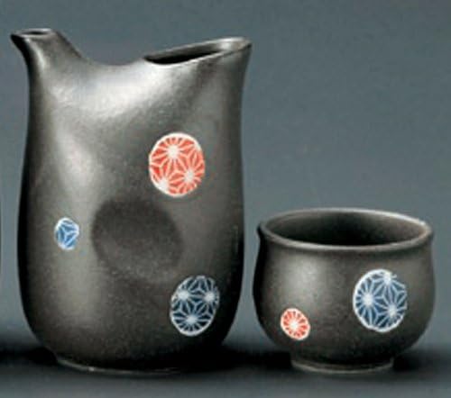 Temari 2.9inches set de 5 seturi de sake porțelan original japonez