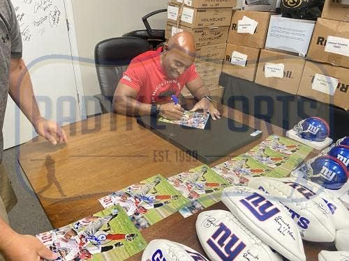 Tiki Barber a semnat New York Giants neframed 16 × 20 NFL Foto - Fotografii NFL autografate