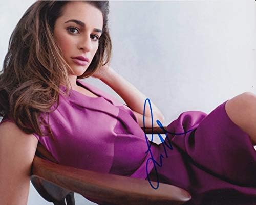 Lea Michele a semnat 8x10 fotografie
