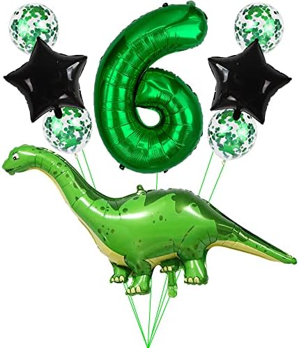Kawailay Dinosaur tematică a 6 -a petrecere de ziua de naștere baloane dinozaur baloane de naștere jumbo dinozaur baloane 32
