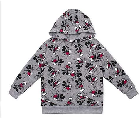 Hoodie pentru băieți Disney Mickey Mouse pentru băieți pentru copii pentru copii mici și mici - gri/negru/roșu